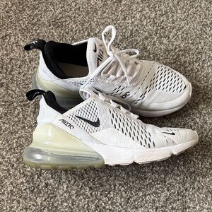 Nike Air Max 270 White and Black Sneakers